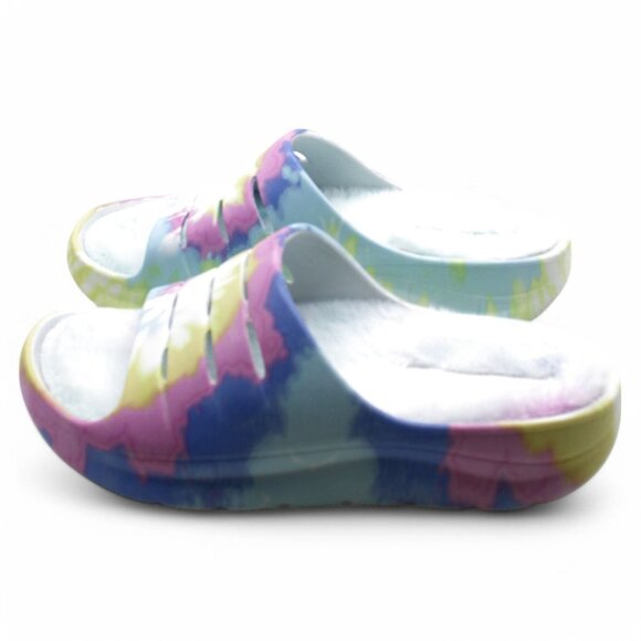 Madden Girl Women S Hawaii-F Slide Sandal Lt Tie Dye 9 - Picture 6 of 8